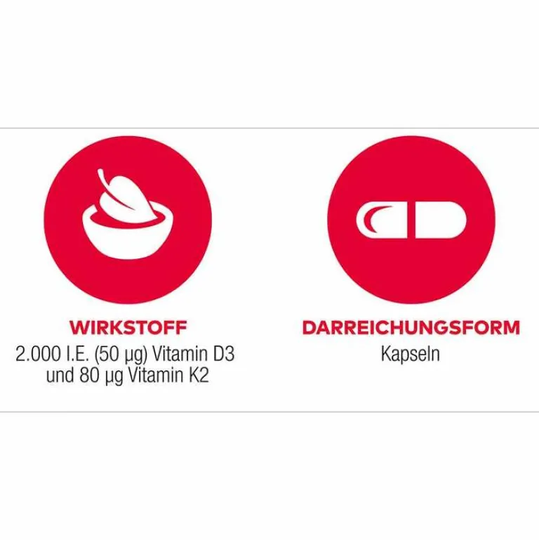 D3 + K2 Vit AL 1000 I.E. / 80 µg Kapseln, 90 St^Aliud Pharma Discount