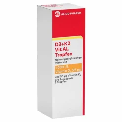 Aliud Pharma D3 + K2 Vit AL 1000 I.E. / 50 µg Tropfen, 11.5 ml- Vitamin K|Vitamin D (Colecalciferol)