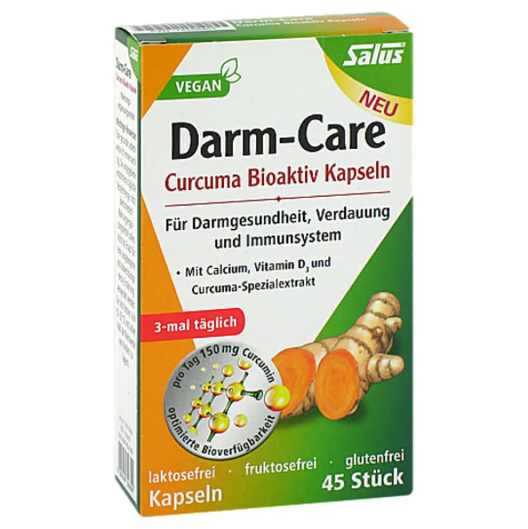 Salus Darm-Care Curcuma Bioaktiv Kapseln , 45 St- Verdauung|Kurkuma Kapseln