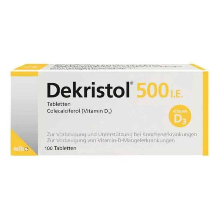 Dekristol 500 I.E. Tabletten, 100 St- Vitamin D (Colecalciferol)