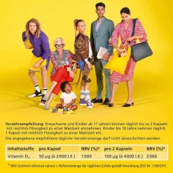 D3 2000 I.E. pflanzlich Kapseln, 120 St^Dekristolvit New