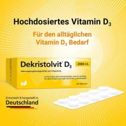 Dekristolvit D3 2.000 I.E. Tabletten, 90 St- Vitamin D (Colecalciferol)