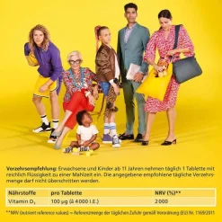 Dekristolvit Vitamin D (Colecalciferol)-D3 4.000 I.E. Tabletten, 60 St