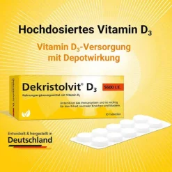 D3 5.600 I.E. Tabletten, 30 St^Dekristolvit Hot