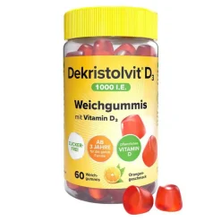 Dekristolvit Vitamin D (Colecalciferol)-D3 1000 I.E. Weichgummis, 60 St