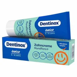 Dentinox Zahnpasta & Zahncreme|Für Kinder-Zahncreme Mundflora Junior, 75 ml