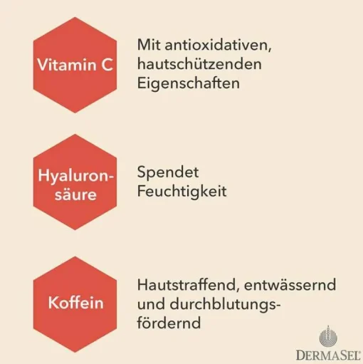 Dermasel Maske Meeresenergie Vitamin C, 12 ml- Gesichtsmasken Für Ein Gepflegtes Hautbild