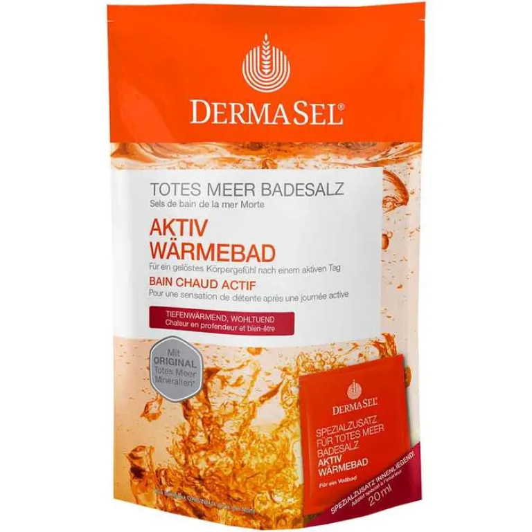 Dermasel Badesalz-Spa Totes Meer Badesalz Aktiv Wärmebad, 1 P