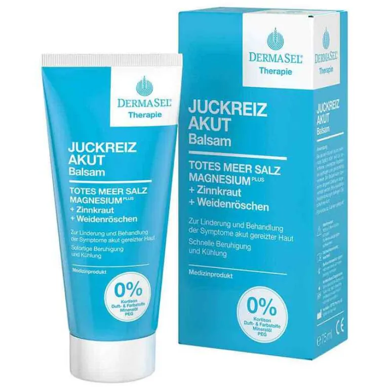 Dermasel ® Therapie Juckreiz Akut Balsam, 75 ml- Salbe Gegen Juckreiz|Arzneimittel Gegen Ekzeme & Entzündungen