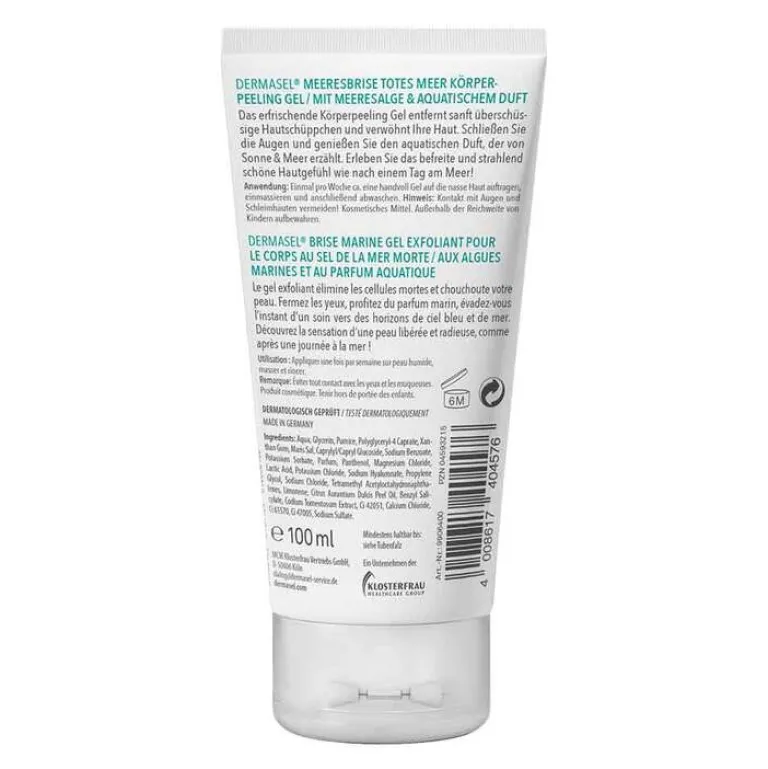 Dermasel Totes Meer Meeresbrise Körperpeeling Gel, 100 ml- Peelings