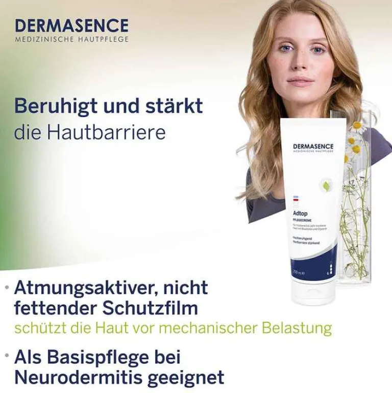 Dermasence Trockene & Sensible Haut-Adtop Creme, 250 ml