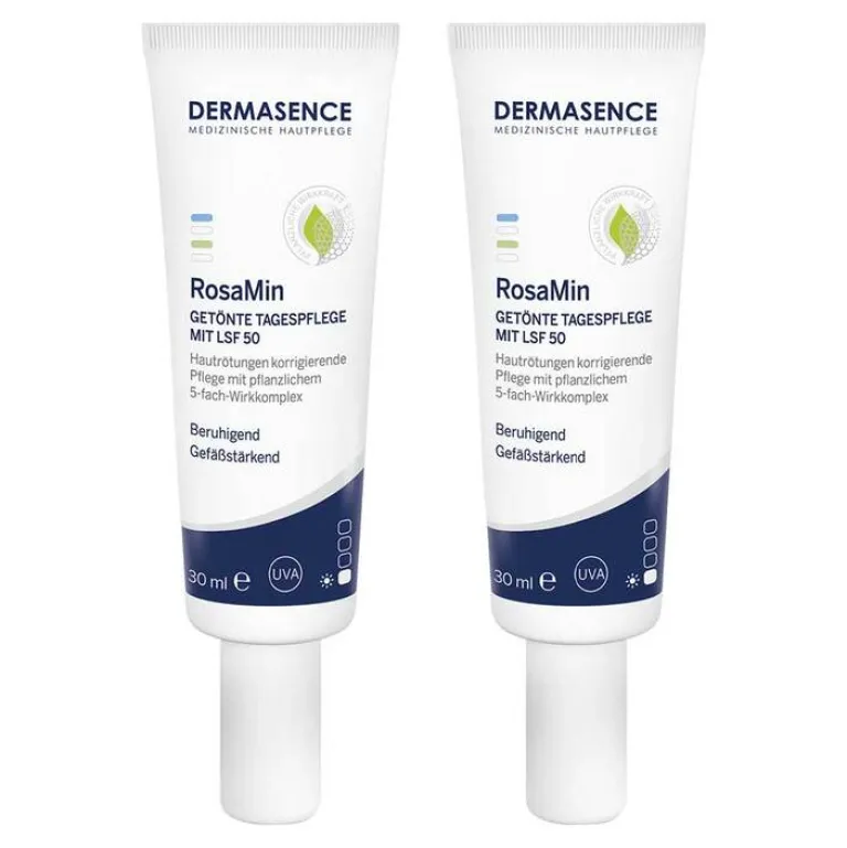 Rosamin getönte Tagespflege LSF 50 Creme, 2x30 ml^Dermasence Clearance