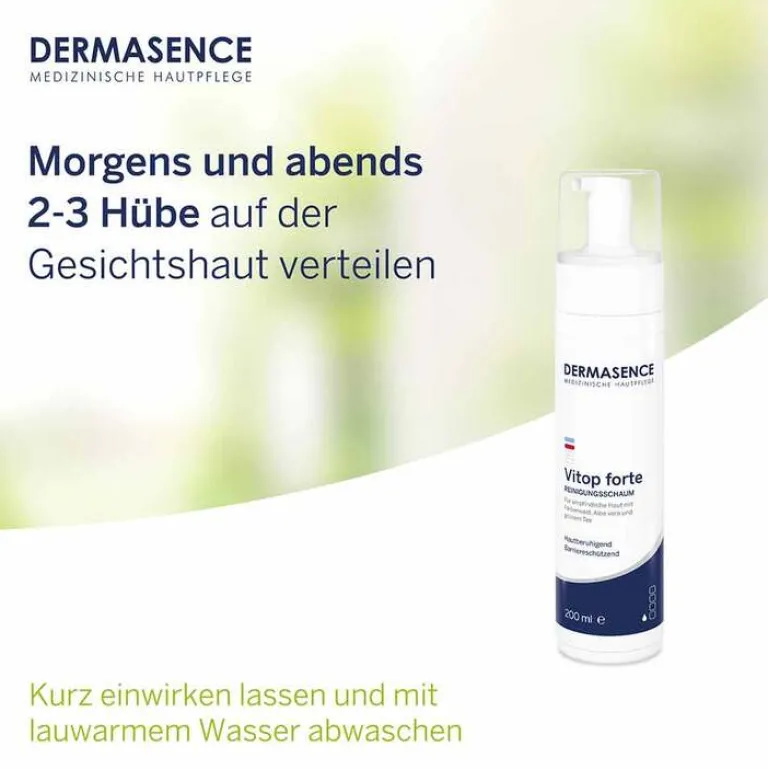 Dermasence Vitop forte Reinigungsschaum, 200 ml- Reinigung