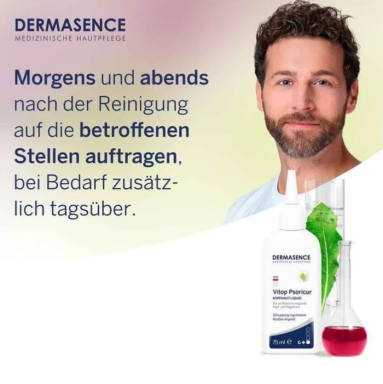 Dermasence Kopfhautpflege-Vitop Psoricur Kopfhaut-Liquid, 75 ml