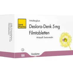 Denk Desloratadin|Allergie Tabletten-Deslora- 5 mg Filmtabletten, 100 St