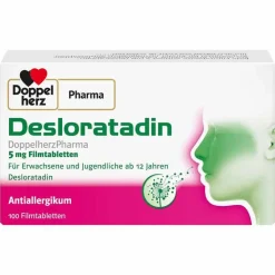 Desloratadin 5 mg Filmtabletten, 100 St^DoppelherzPharma Online