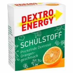 Dextro Energy Schulstoff Orange Täfelchen, 50 g- Traubenzucker