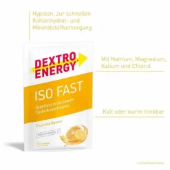 Dextro Energy Traubenzucker-Sports Nutr.IsoFast Pulver Fruit-Mix, 56 g
