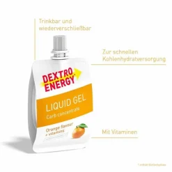 Sports Nutrition Liquid Gel Orange, 60 ml^Dextro Energy Online
