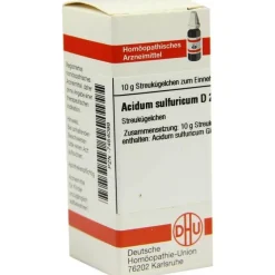 DHU Acidum sulfuricum D 200 Globuli, 10 g- A
