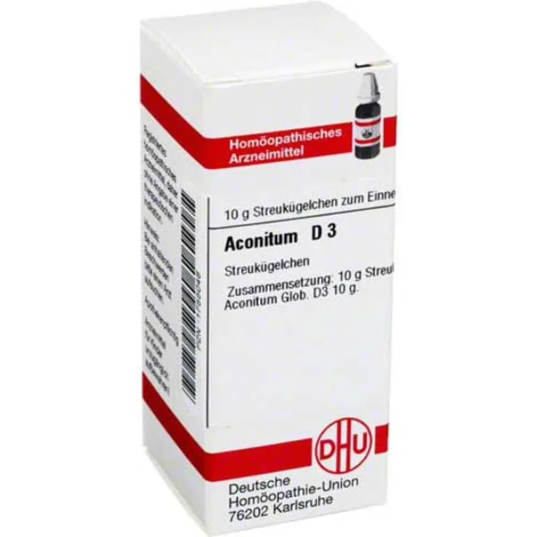 Aconitum D 3 Globuli, 10 g^DHU Best