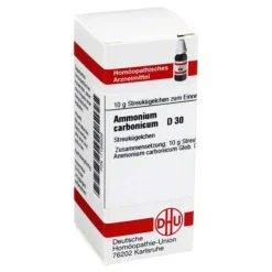 A|A-DHU Ammonium carbonicum D 30 Globuli, 10 g