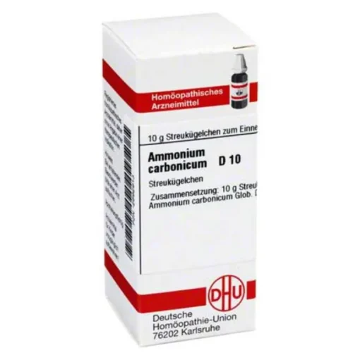 DHU Ammonium carbonicum D 10 Globuli, 10 g- A|A