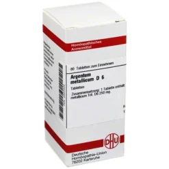 DHU Argentum metallicum D 6 Tabletten, 80 St- A