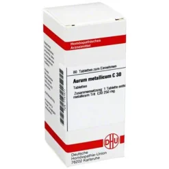 A-DHU Aurum metallicum C 30 Tabletten, 80 St