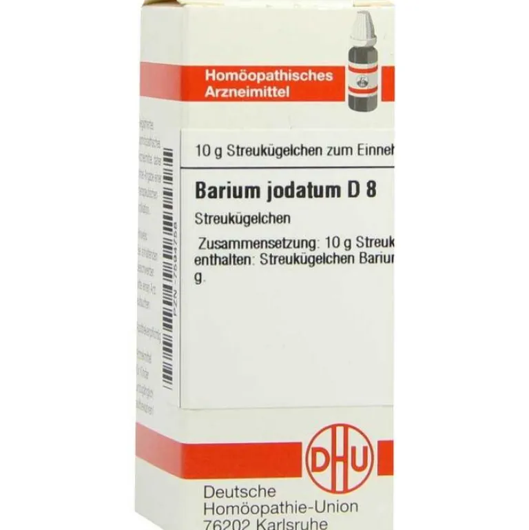B|B-DHU Barium jodatum D 8 Globuli, 10 g
