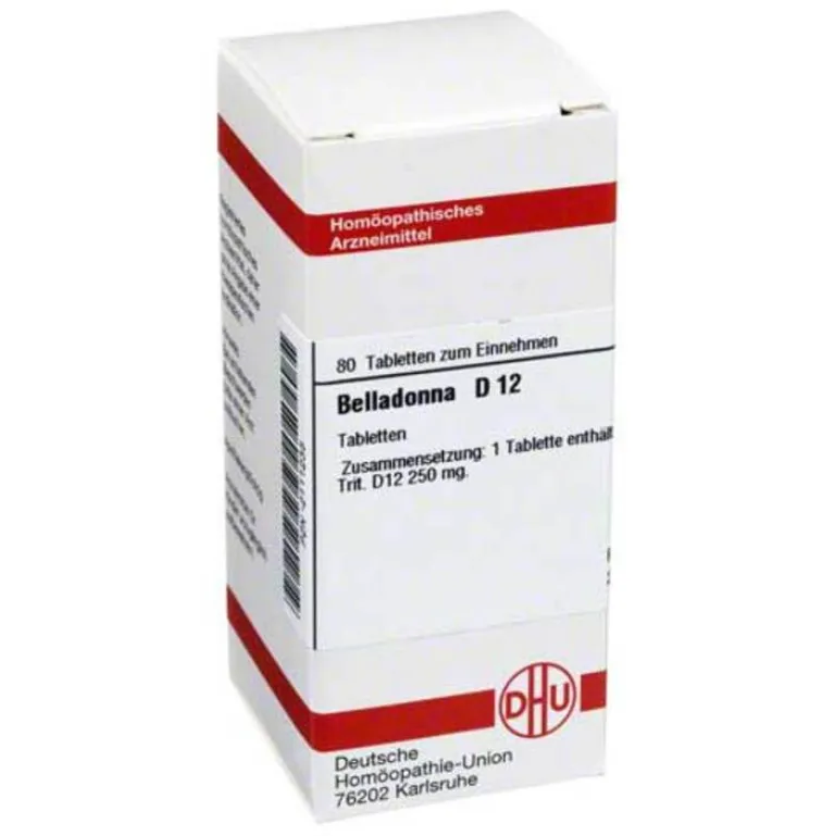 DHU B-Belladonna D 12 Tabletten, 80 St