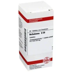 DHU Belladonna D 30 Tabletten, 80 St- B