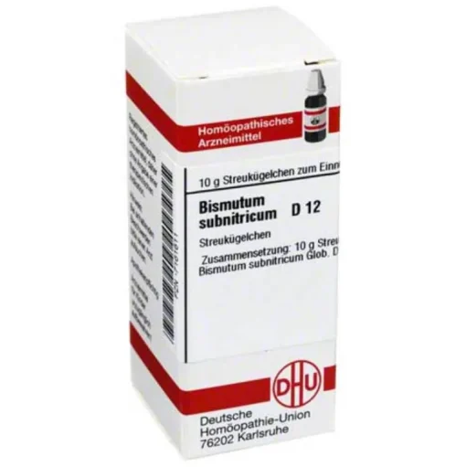 B|B-DHU Bismutum Subnitricum D 12 Gl, 10 g
