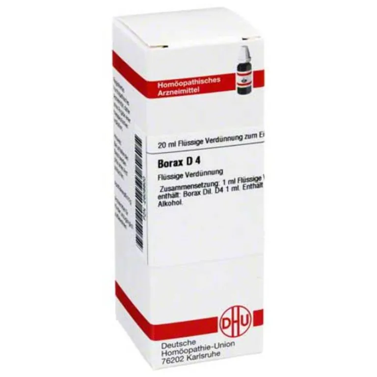 DHU Borax D 4 Dilution, 20 ml- B