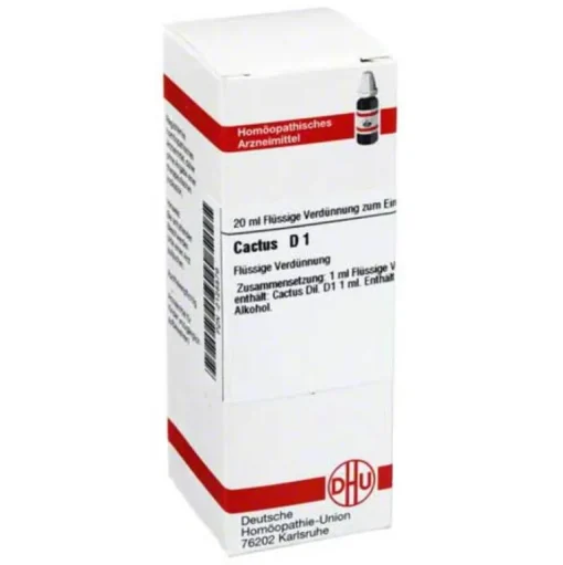DHU Cactus D 1 Dilution, 20 ml- C