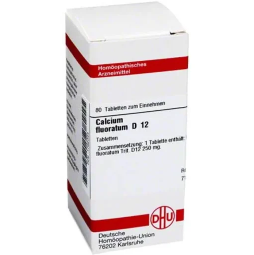 DHU Schüßler-Salze DHU Calcium fluoratum D 12 Tabletten, 80 St- Salze 1-12|C