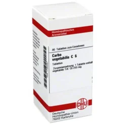 DHU Carbo vegetabilis C 6 Tabletten, 80 St- C