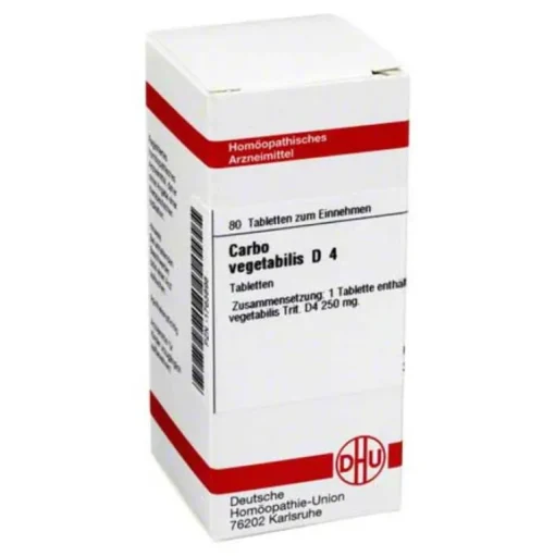 Carbo vegetabilis D 4 Tabletten, 80 St^DHU Online
