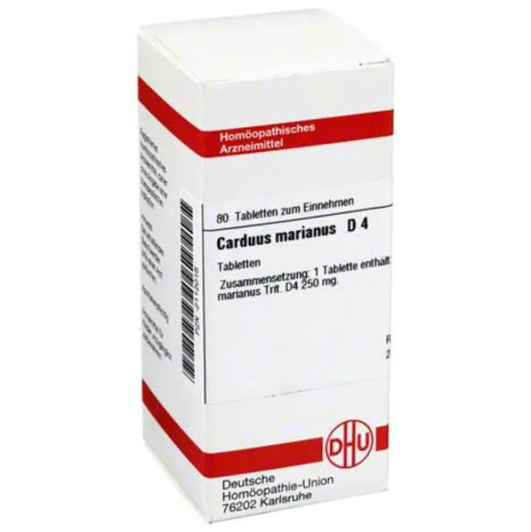 Carduus marianus D 4 Tabletten, 80 St^DHU Discount