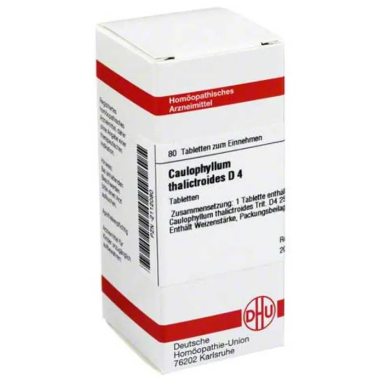 DHU Caulophyllum thalictroides D 4 Tabletten, 80 St- C