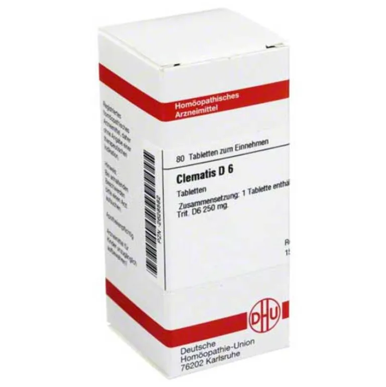 DHU Clematis D 6 Tabletten, 80 St- C