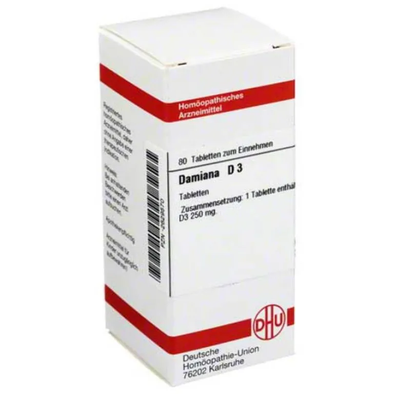 Damiana D 3 Tabletten, 80 St^DHU Clearance