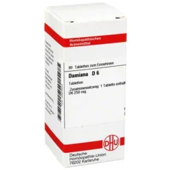 DHU Damiana D 6 Tabletten, 80 St- D