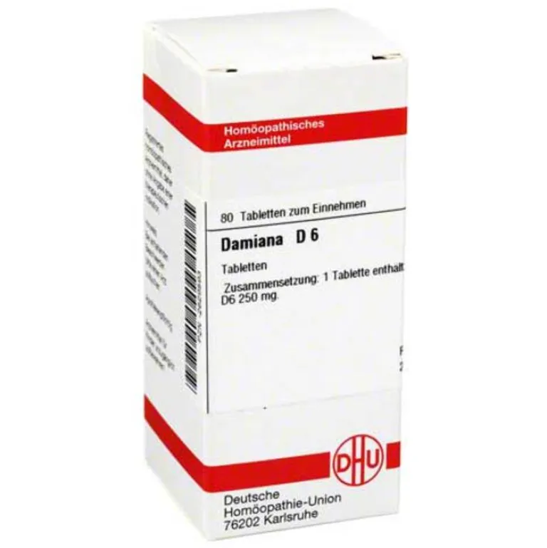 DHU Damiana D 6 Tabletten, 80 St- D