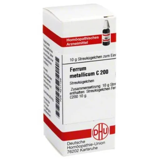 DHU Ferrum metallicum C 200 Globuli, 10 g- F|F