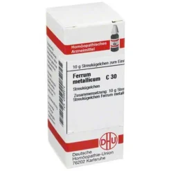 F|F-DHU Ferrum metallicum C 30 Globuli, 10 g