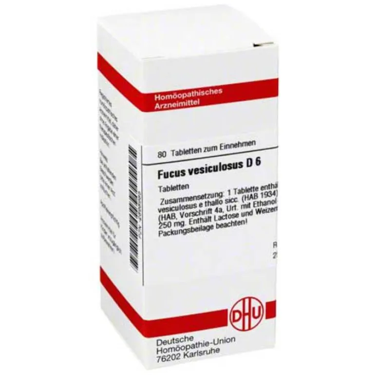 DHU Fucus vesiculosus D 6 Tabletten, 80 St^ Online
