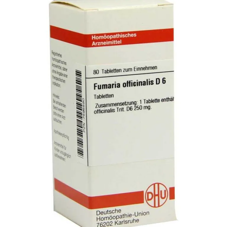 DHU Fumaria offic. D 6 Tabletten, 80 St- F