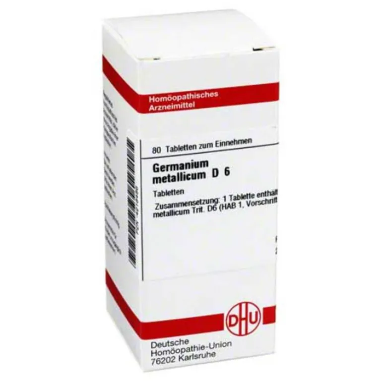G-DHU Germanium metallicum D 6 Tabletten, 80 St