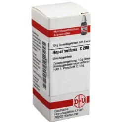 DHU Hepar sulfuris C 200 Globuli, 10 g- H|H